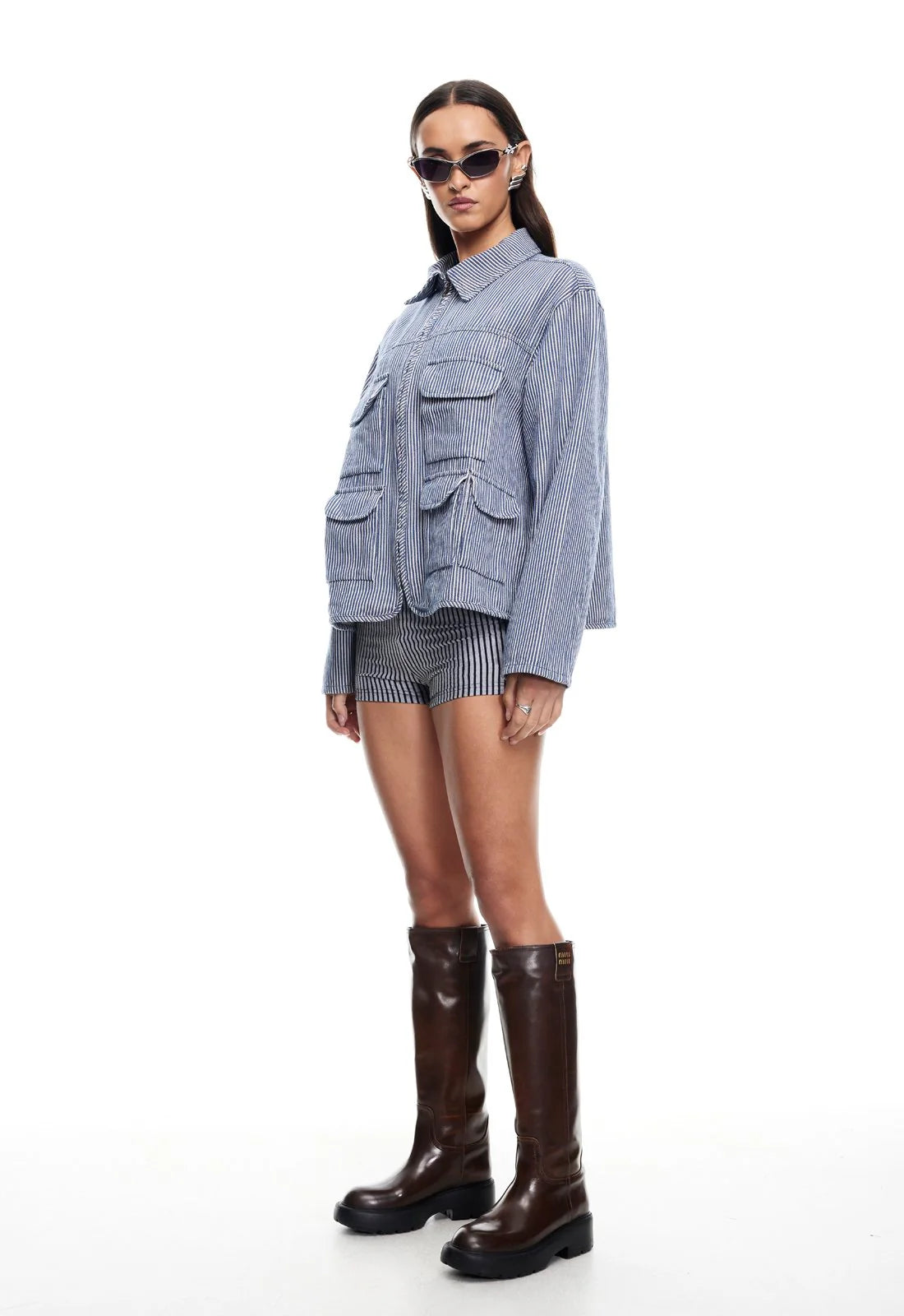RENACIDA JACKET | DENIM STRIPE