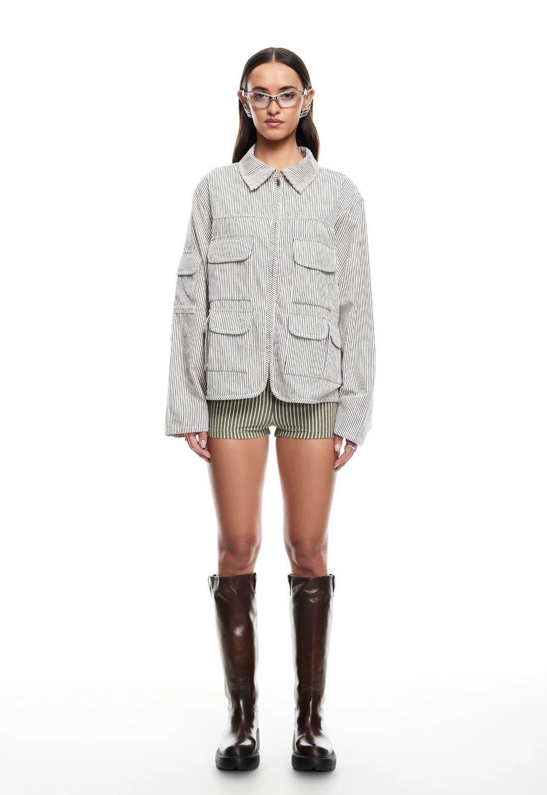 RENACIDA JACKET | PORCELAIN STRIPE