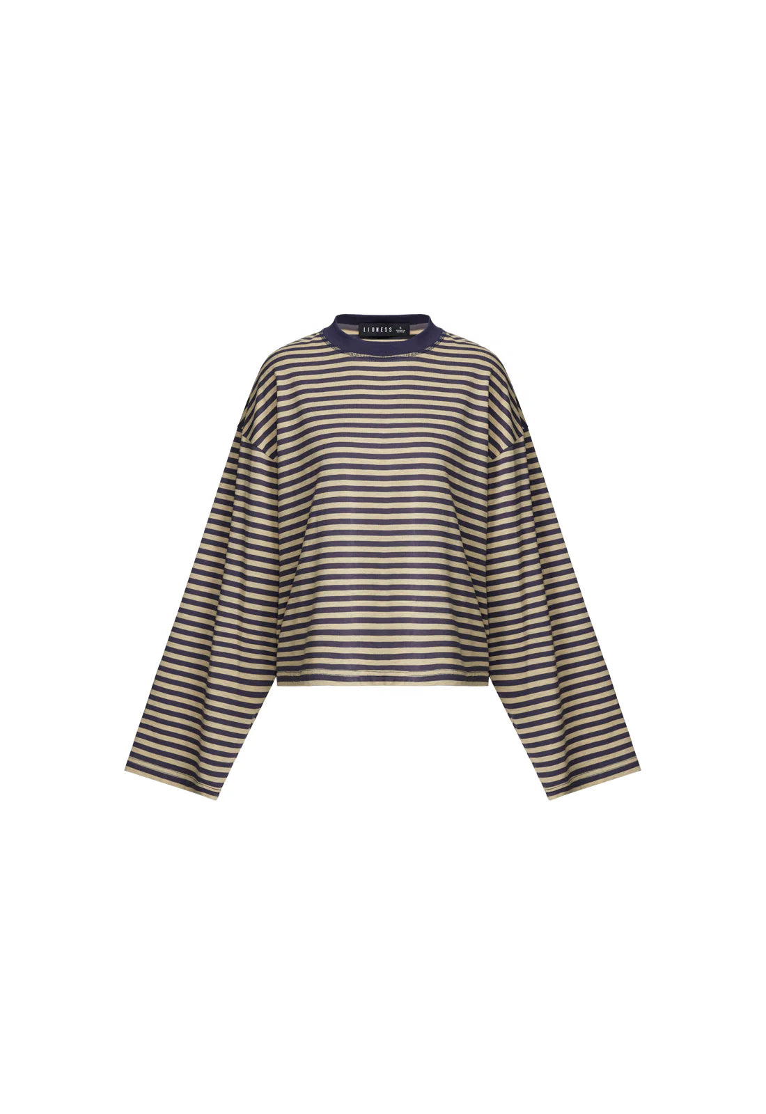 BLOOM LONG SLEEVE | BEIGE STRIPE