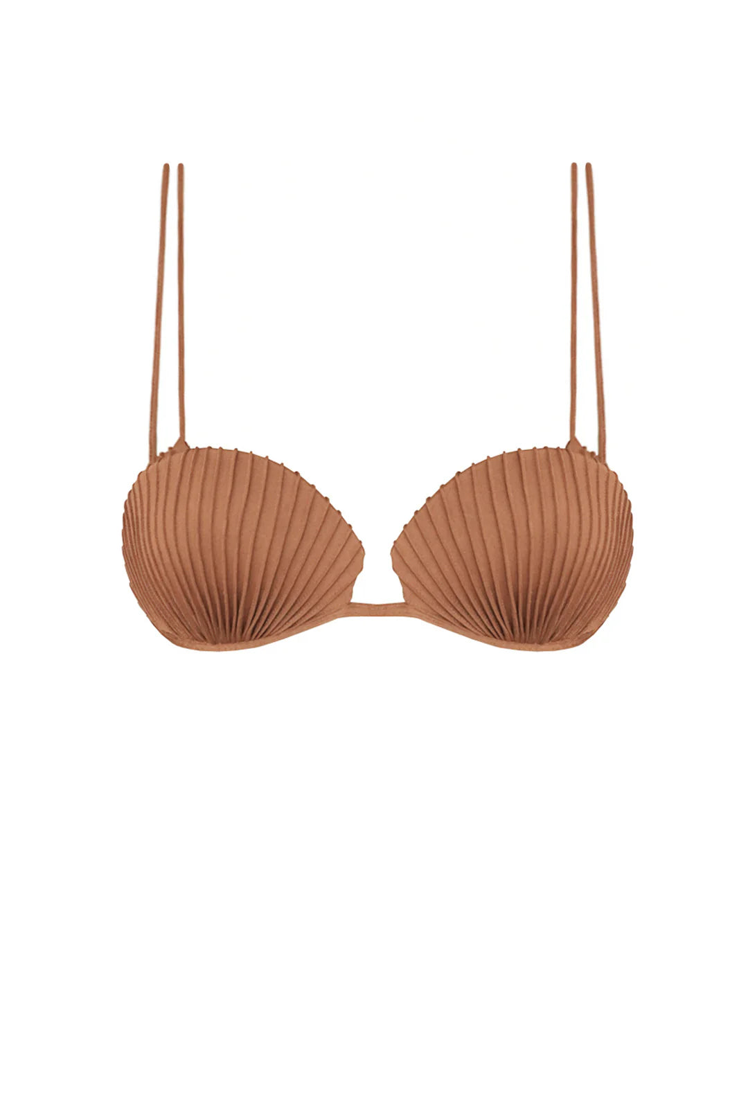 BIKINI SHELL ALMOND TOP