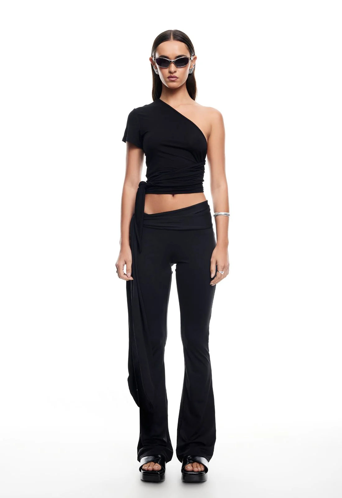 COCOON WRAP TOP | ONYX