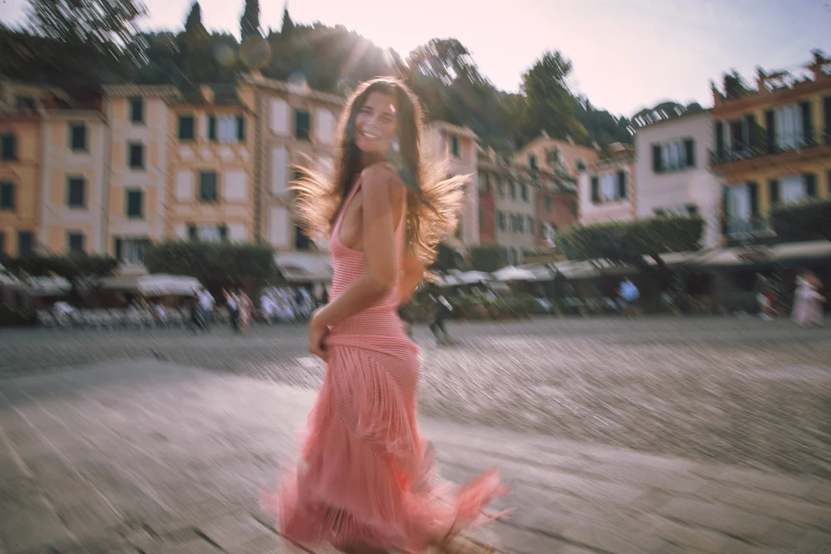 TRUE DRESS - PEACH
