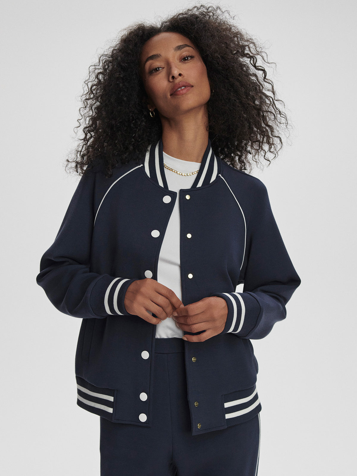 Jepson Club Jacket in Navy