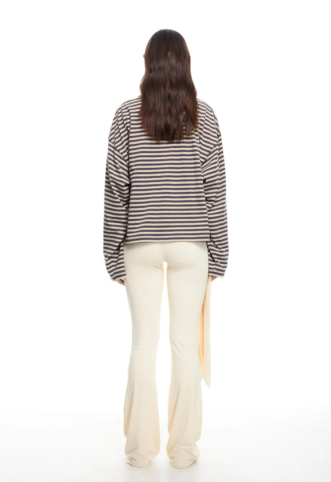 BLOOM LONG SLEEVE | BEIGE STRIPE