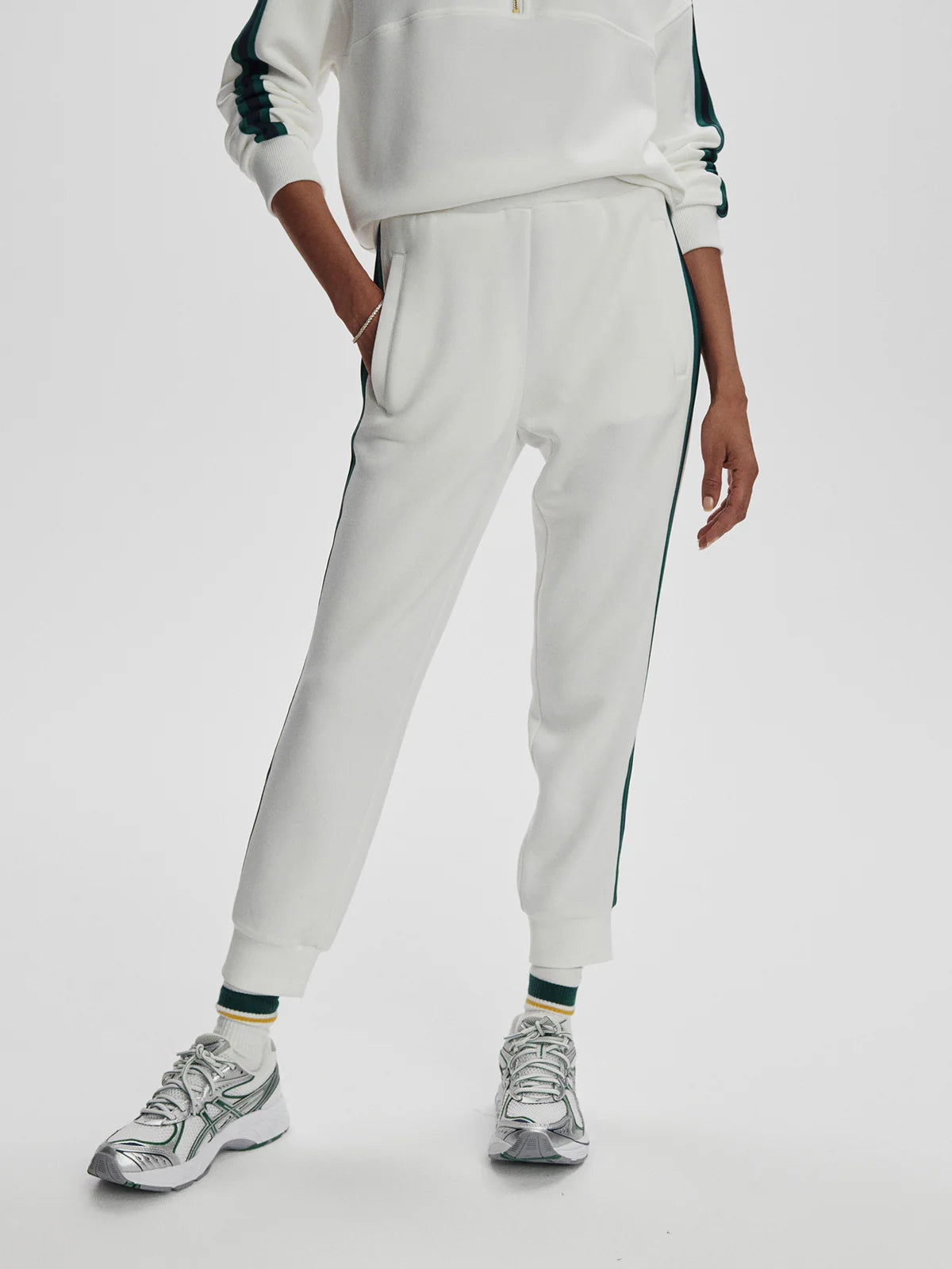 Raymar Slim Stripe Cuff Pant 26"