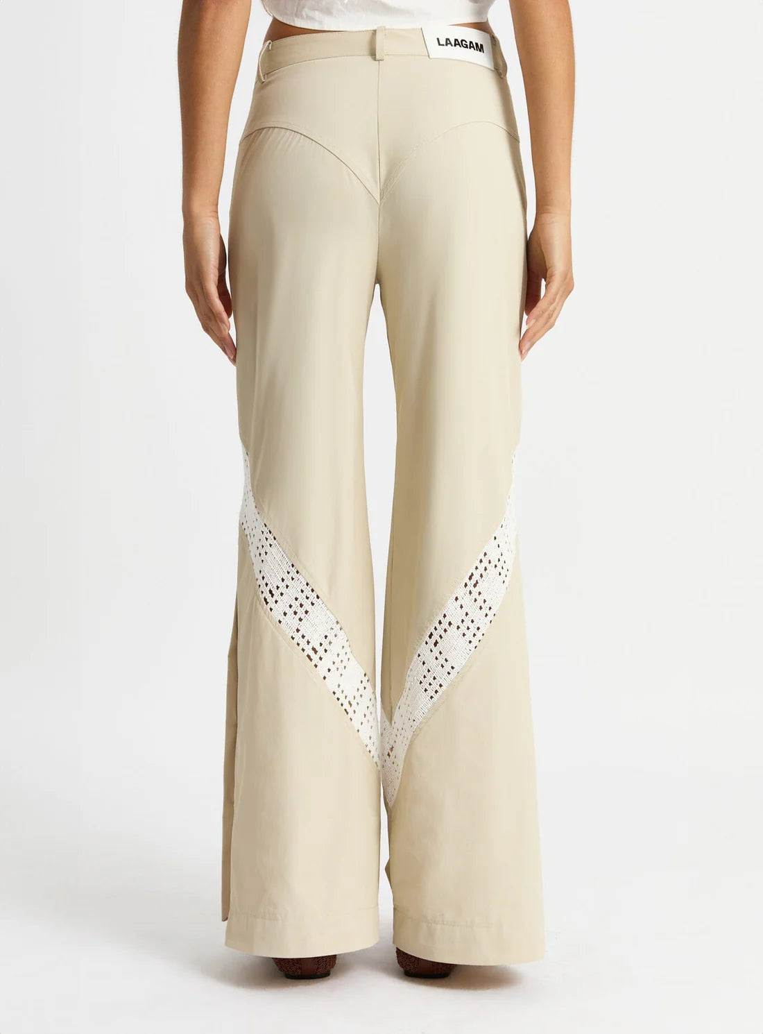 ELLIE RELAXED CUT-OUT PANTS