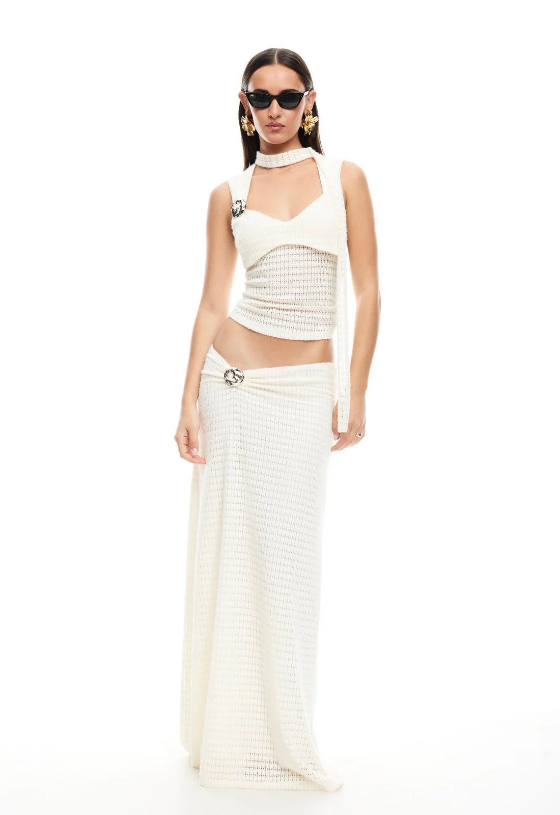 IN YOUR DREAMS SKIRT - BEIGE