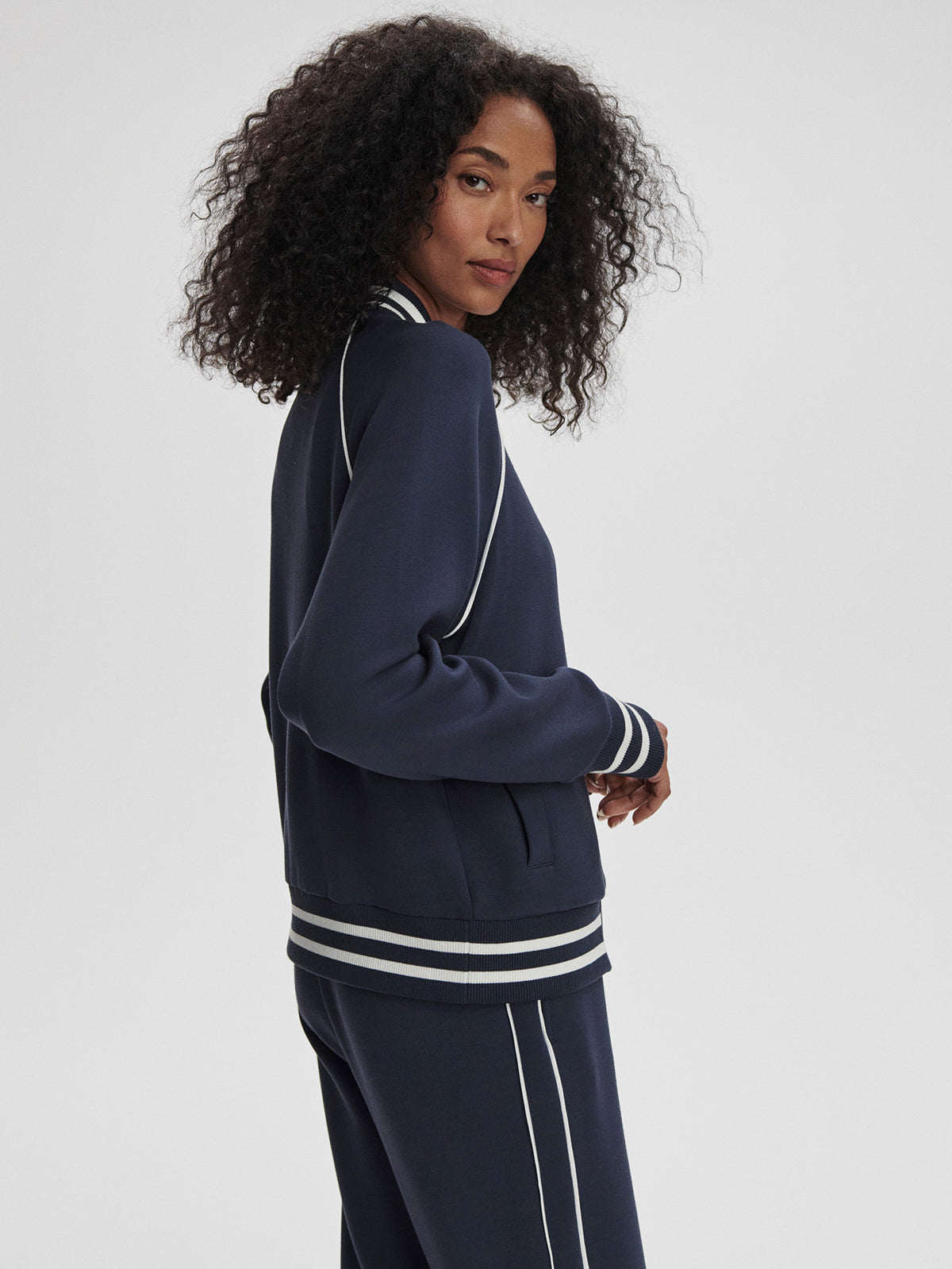 Jepson Club Jacket in Navy