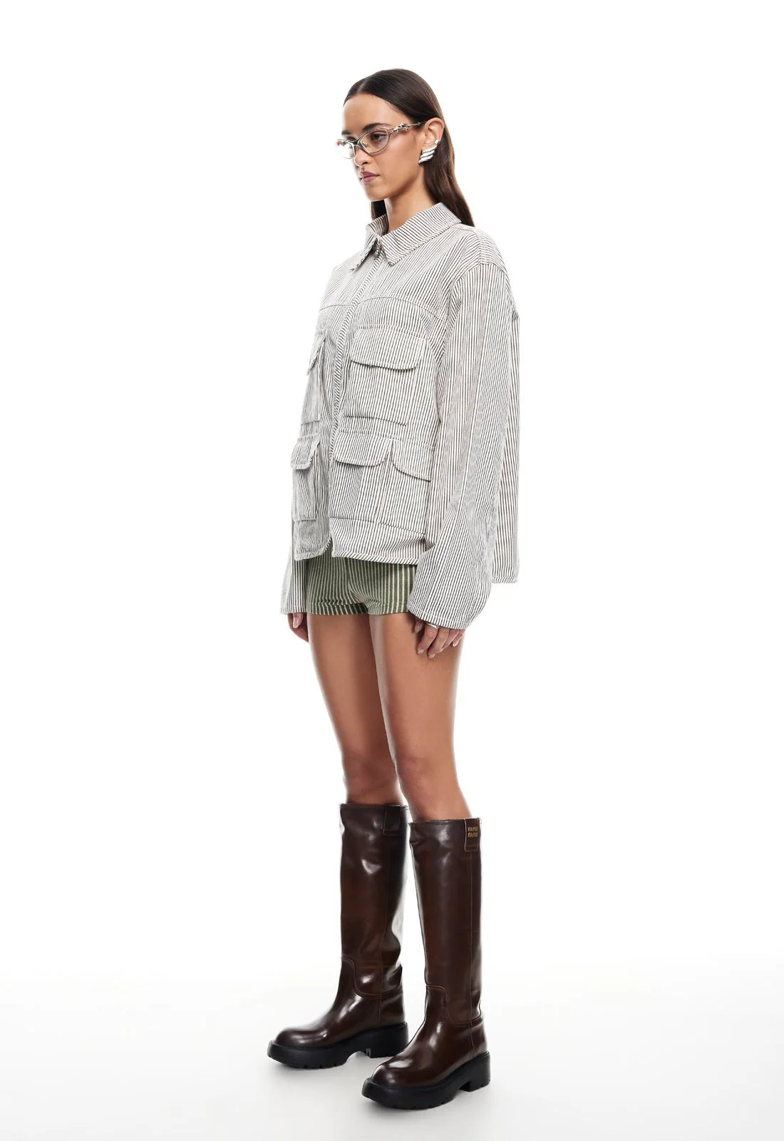 RENACIDA JACKET | PORCELAIN STRIPE