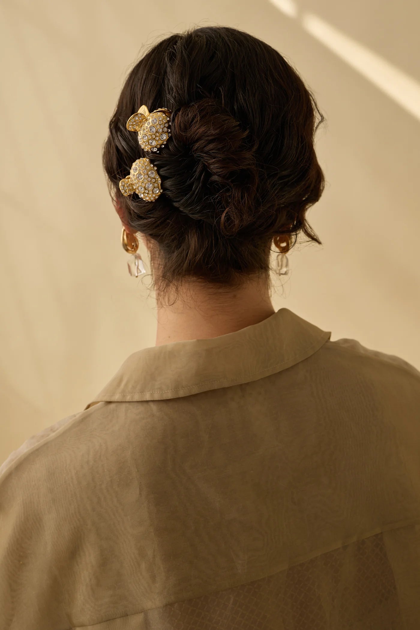 MINI TESS PAVE CLAW CLIP