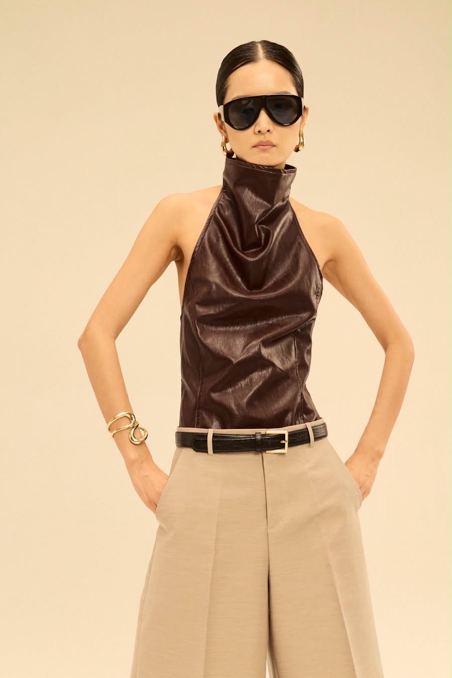 NOIR TOP - BROWN