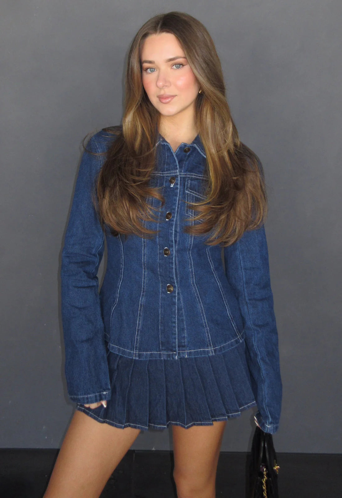 RIDER MINI SKORT
BLUE DENIM