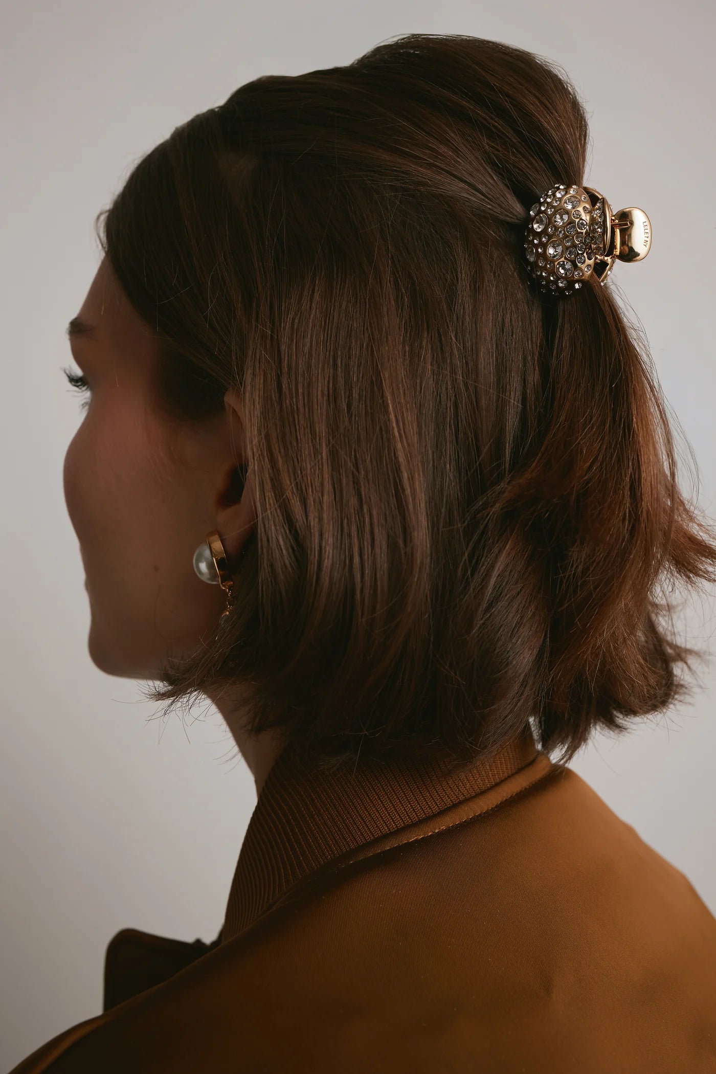 MINI TESS PAVE CLAW CLIP