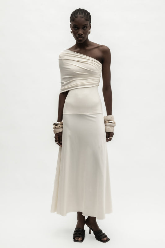 LA CHIQUI DRESS - OFF- WHITE
