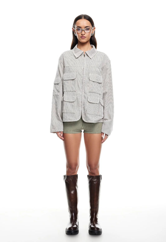 RENACIDA JACKET | PORCELAIN STRIPE