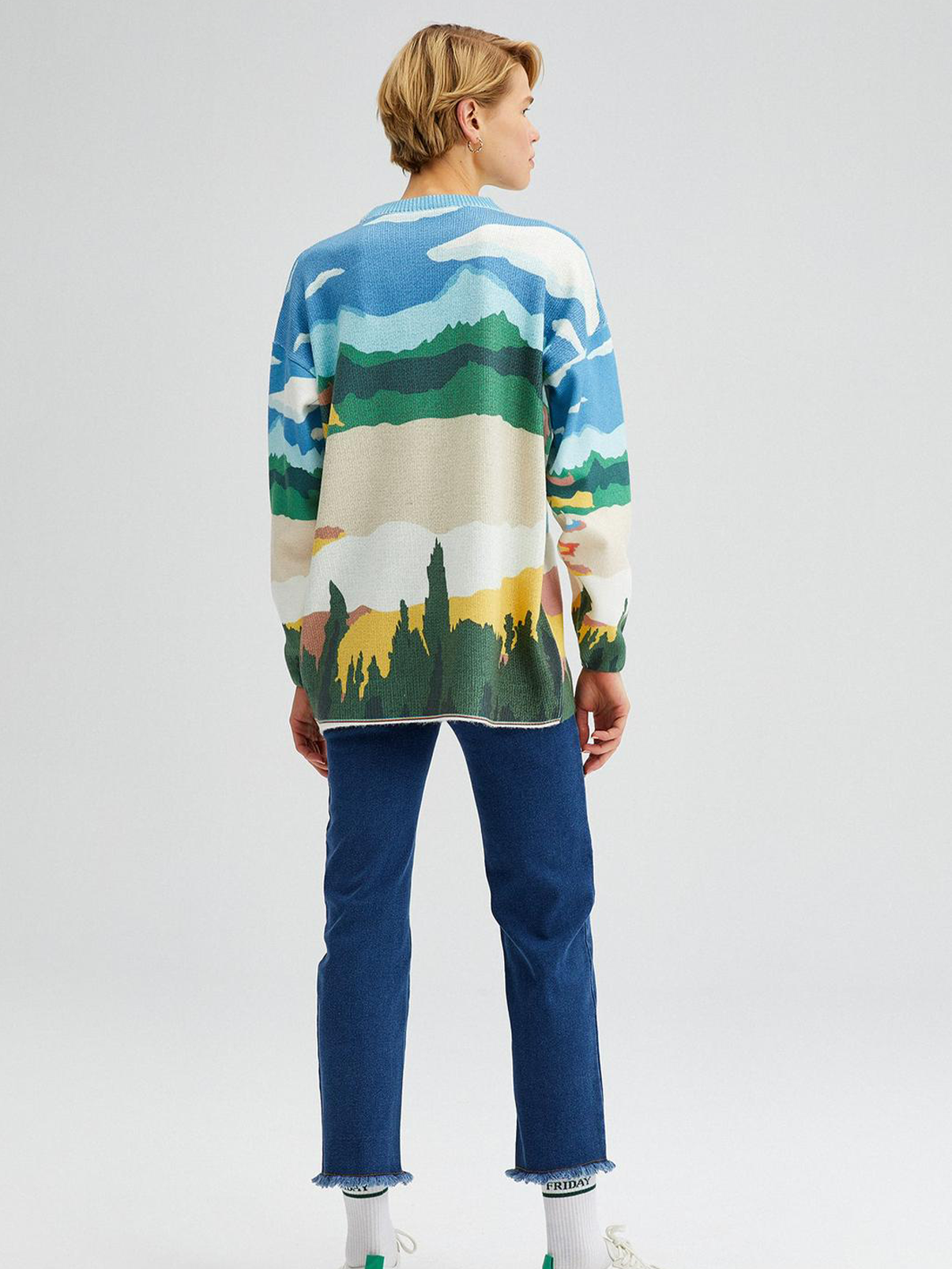 JULIA PRINTED SWEATSHIRT