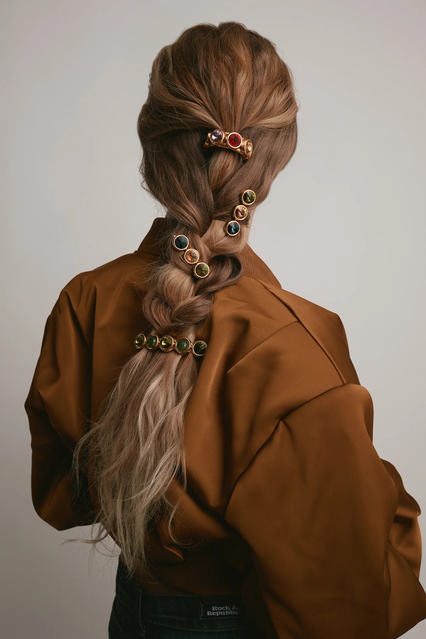 CLARE STONE AND CRYSTAL PONY CUFF