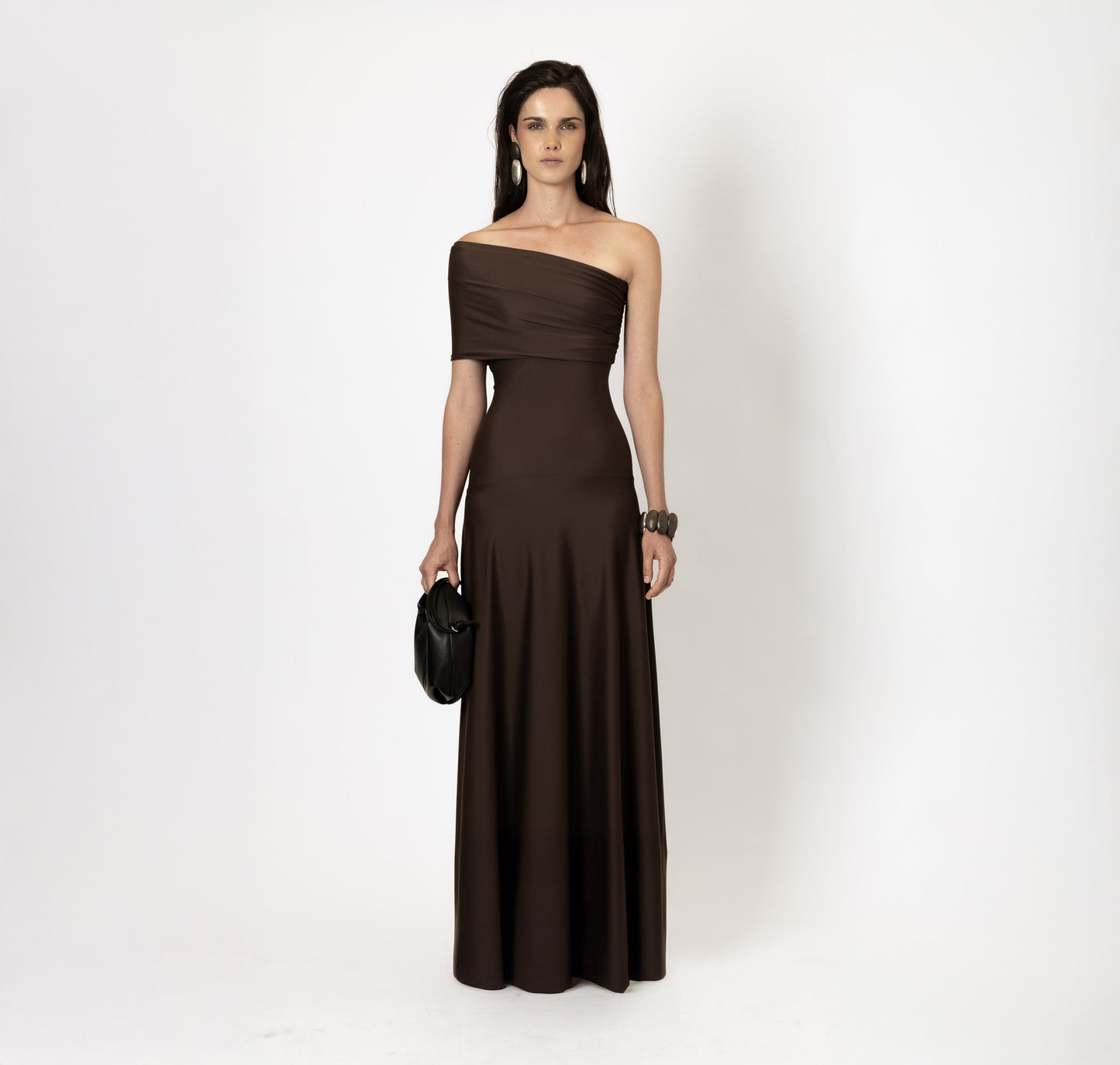 LA CHIQUI DRESS - CHOCOLATE