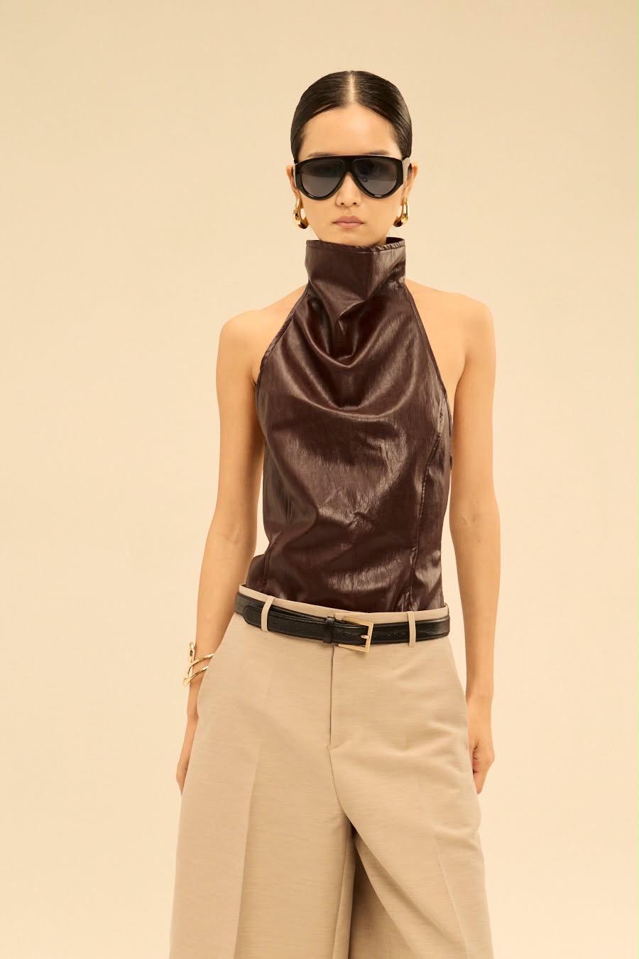 NOIR TOP - BROWN