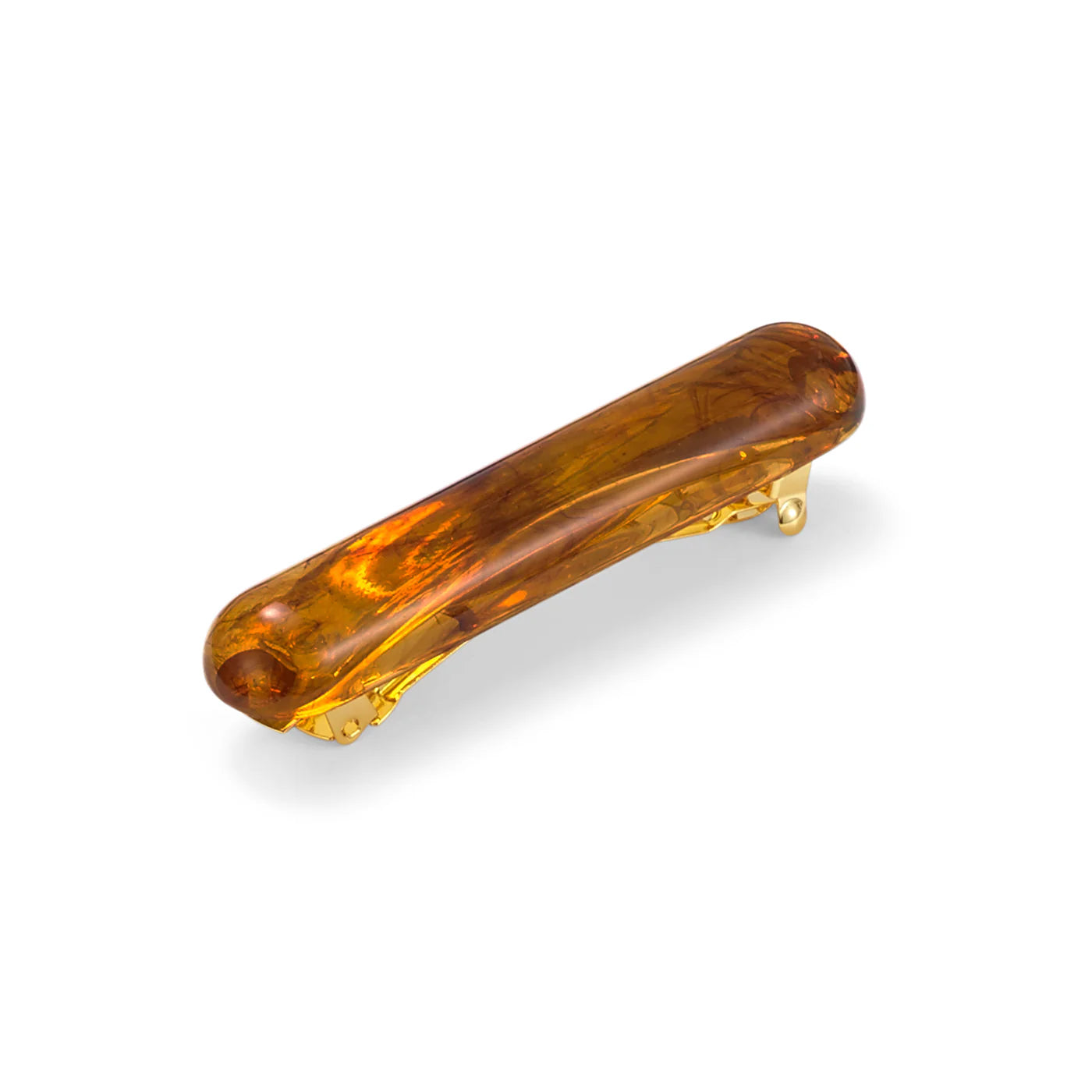 MARBLE BAR BARRETTE AMBER