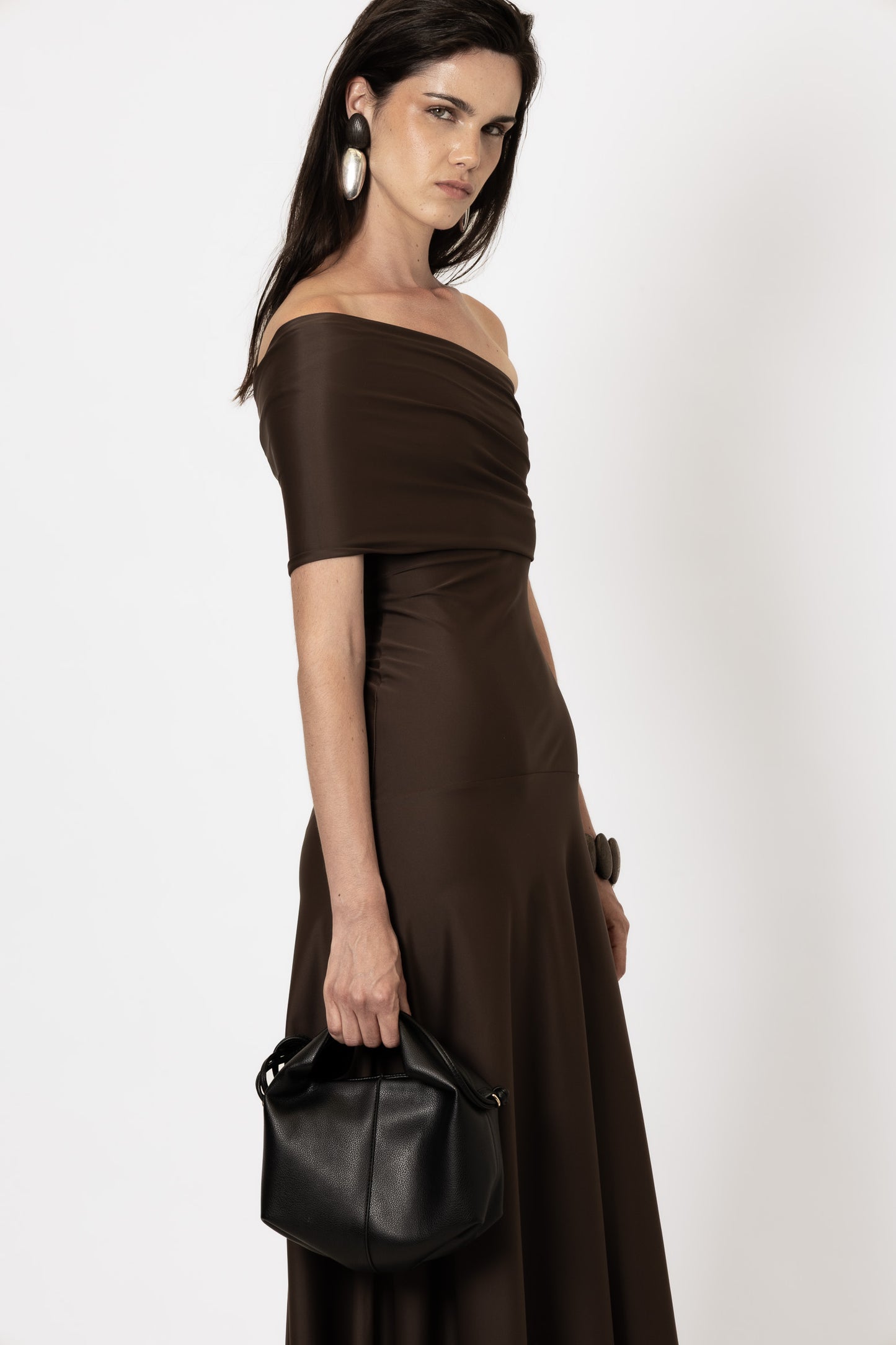 LA CHIQUI DRESS - CHOCOLATE