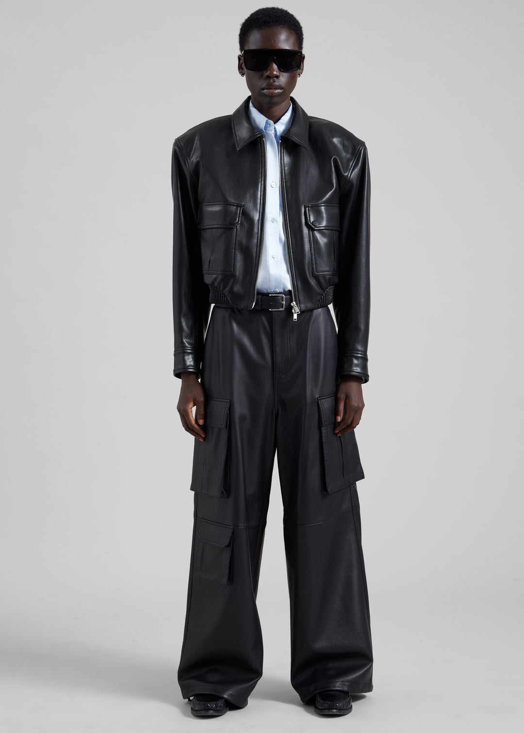 PARIS LEATHER JACKET - BLACK