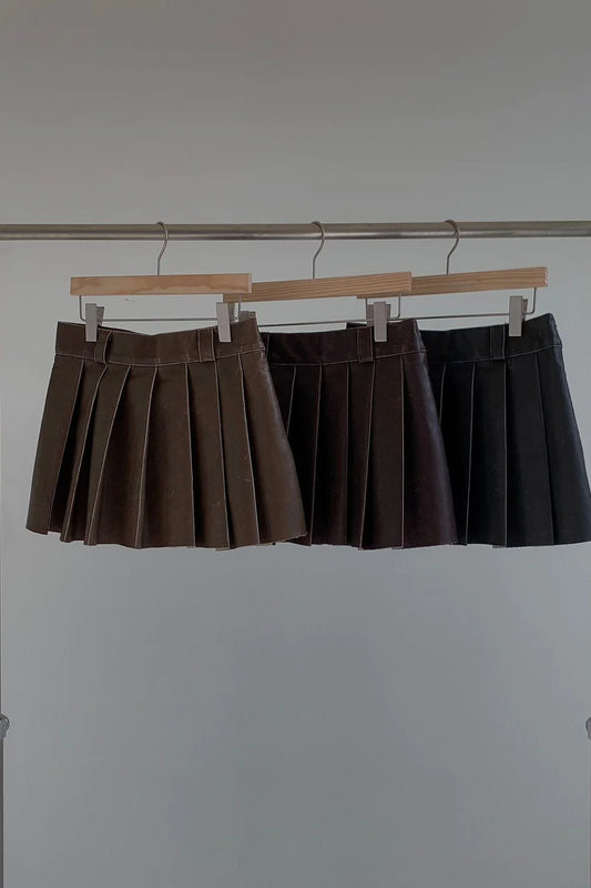 LEATHER SKIRT