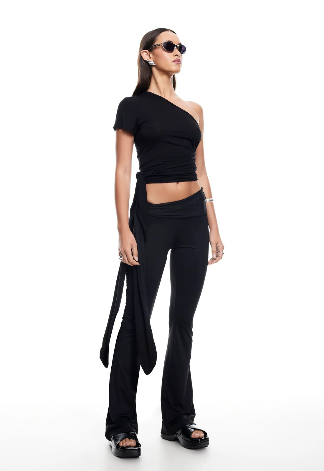 COCOON WRAP TOP | ONYX