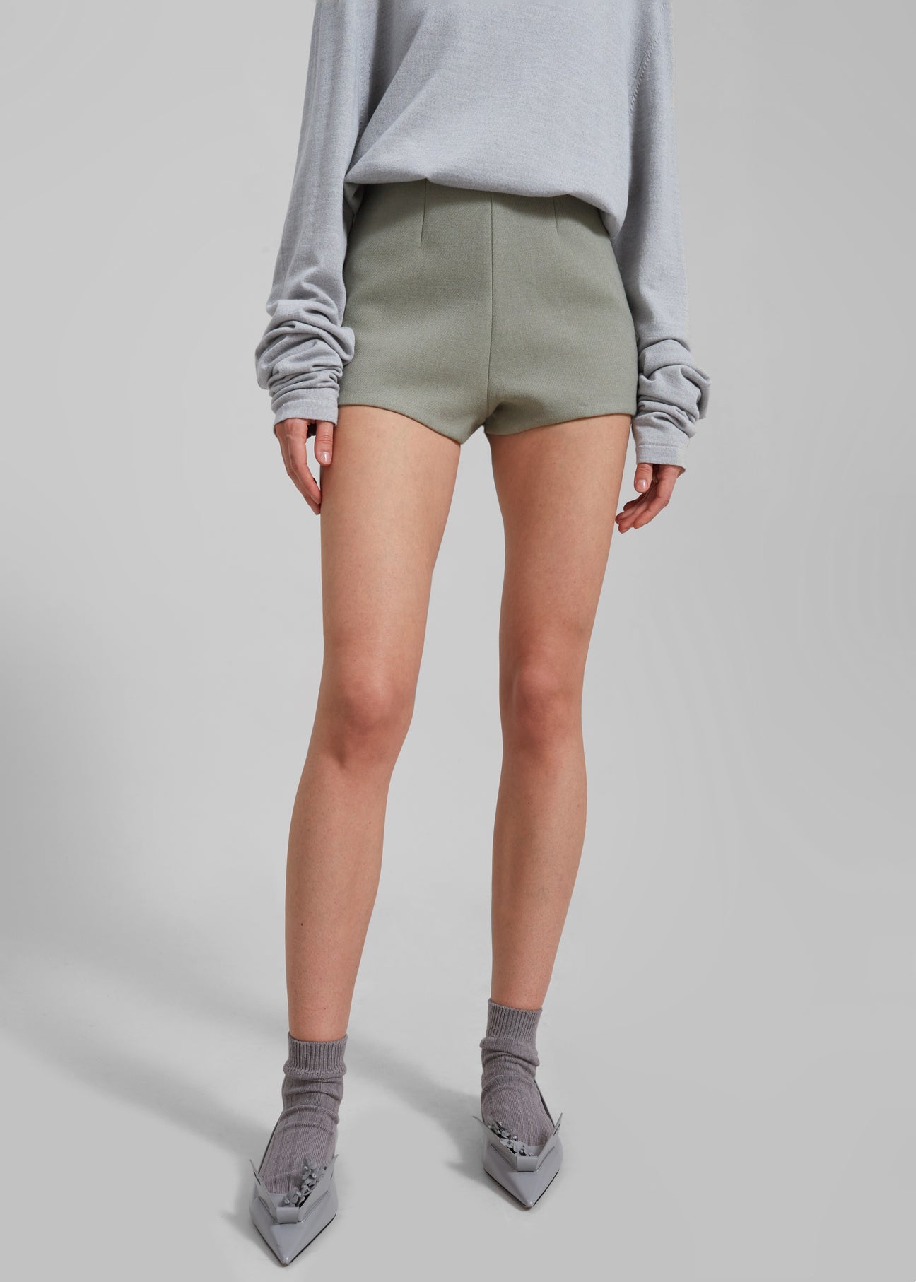 DEMI SHORTS IN SAGE