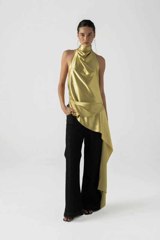 LA JOYITA BLOUSE - LIME