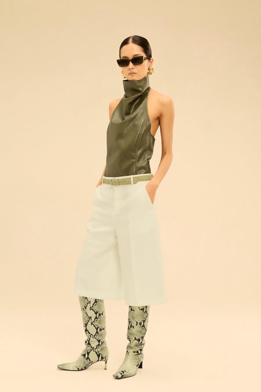 NOIR TOP - OLIVE