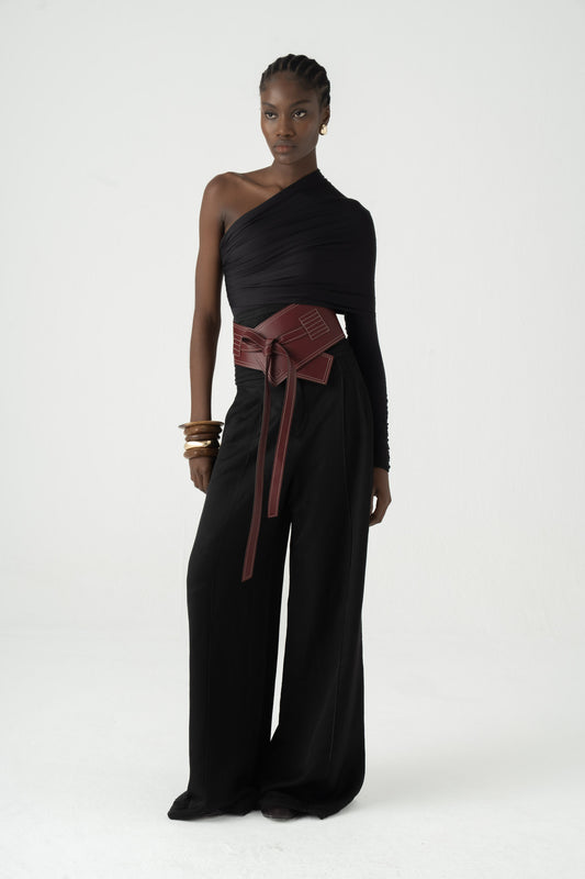 LA ESPABILÁ BELT - BURGUNDY