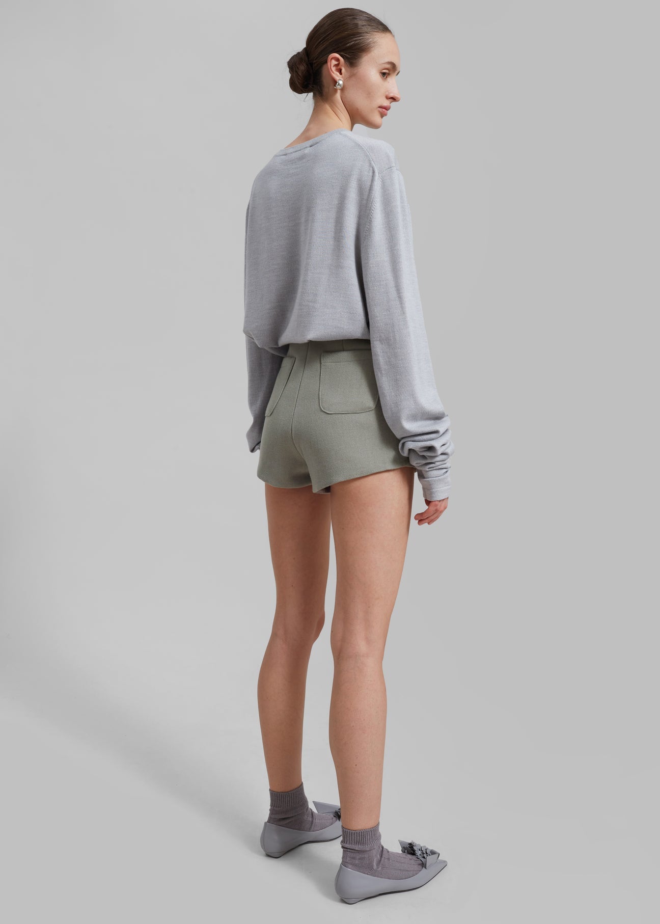 DEMI SHORTS IN SAGE