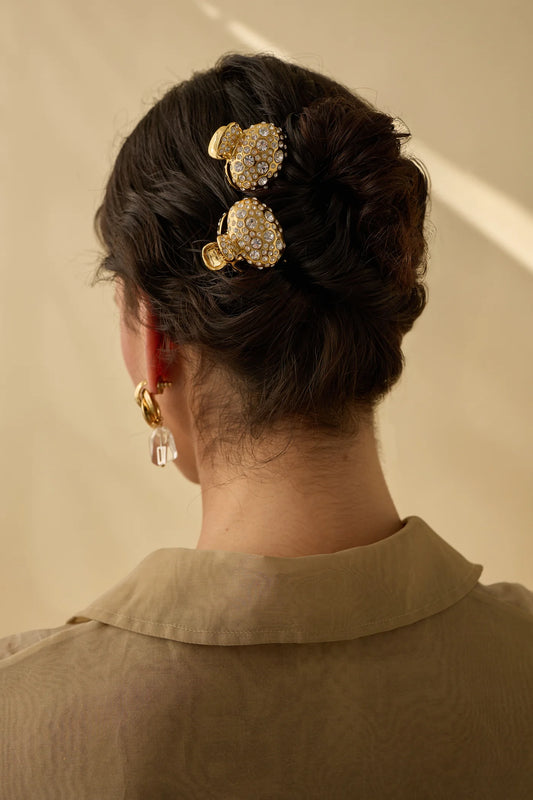 MINI TESS PAVE CLAW CLIP