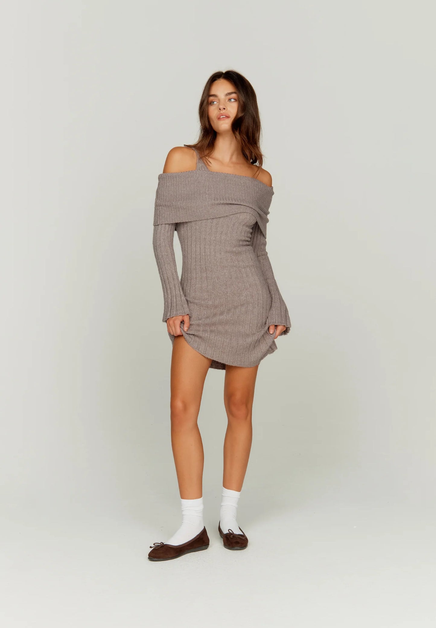 CHUNKY RIBBED DRESS