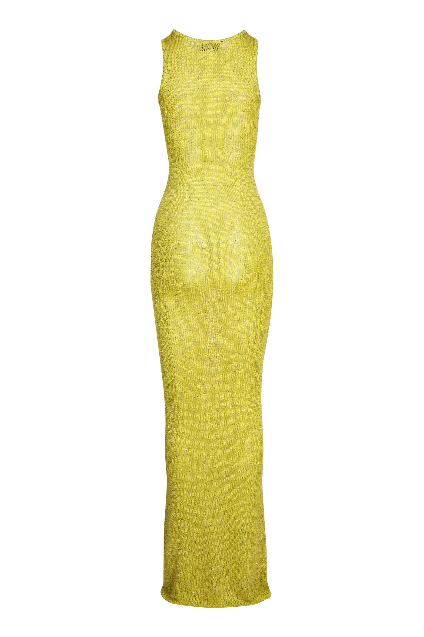 NATALIA DRESS CHARTREUSE SEQUIN