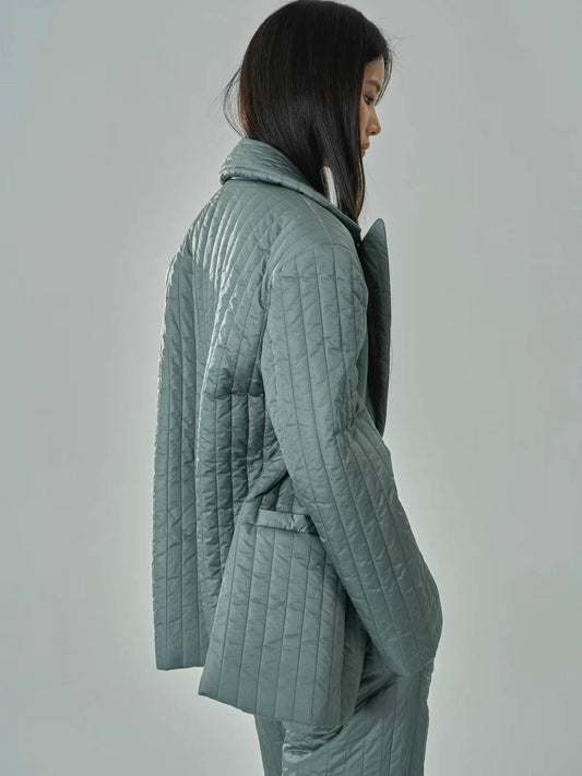 MEKA COAT IN SKY BLUE